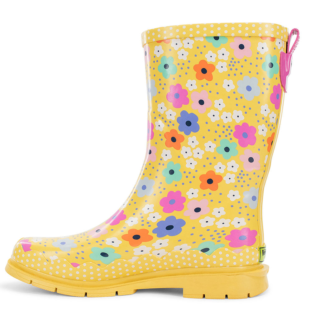 Western Chief Women's Daisy Delight Mid Rain Boot