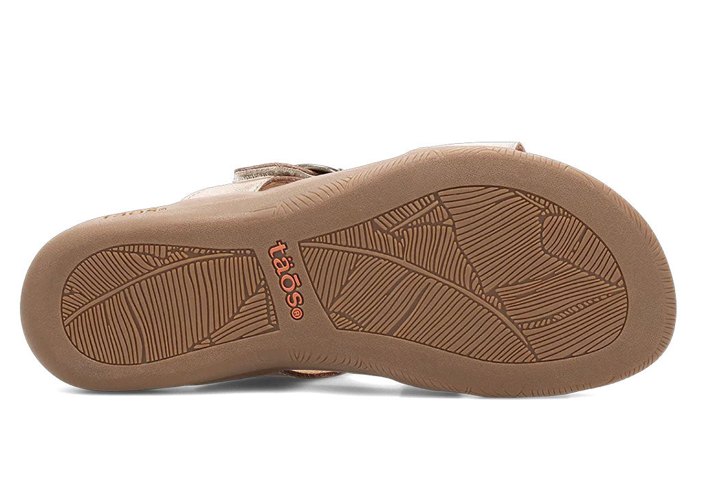 Taos Women's Westside Asymmetrical Leather Slide Sandals
