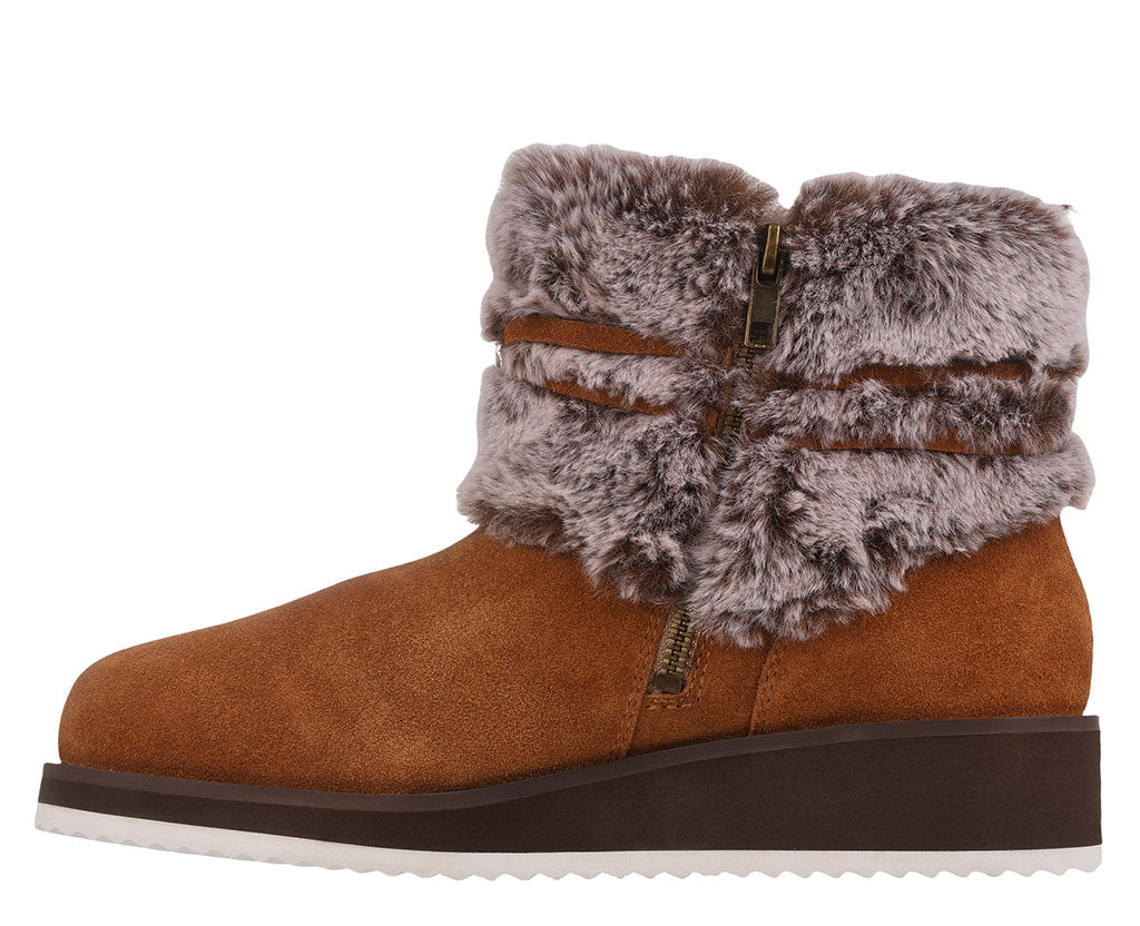 Mykos Women's Bailee Zip-Up Wedge Boot