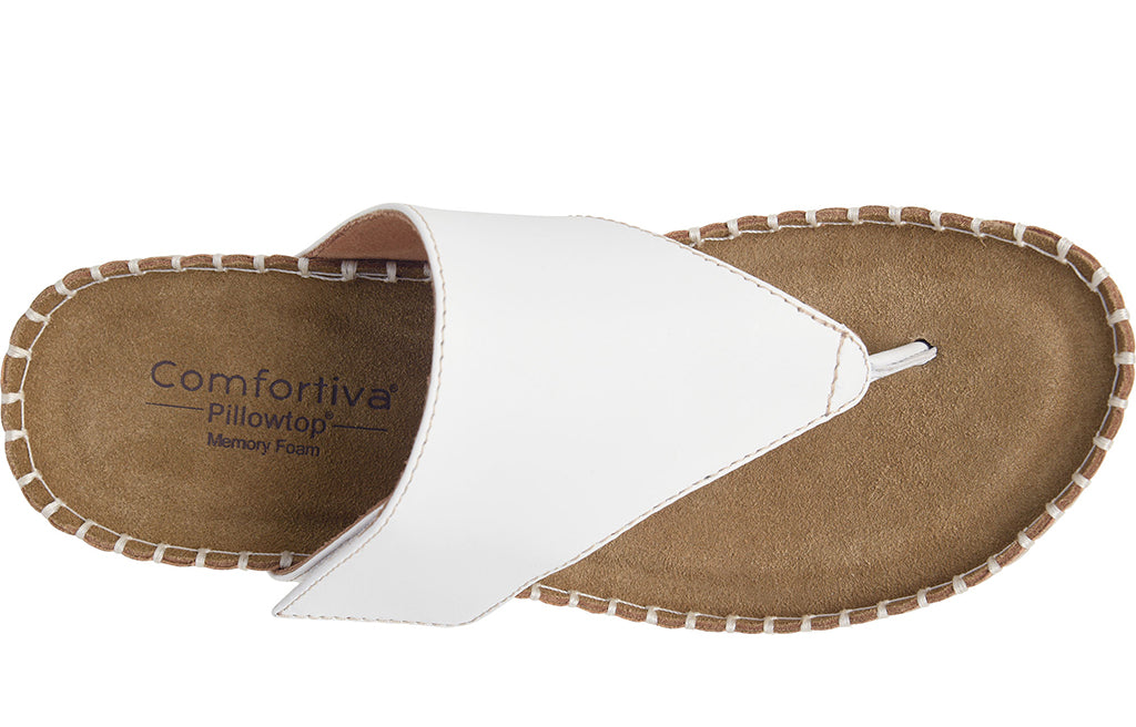 Comfortiva Women's Edwyn Wedge Thong Sandal