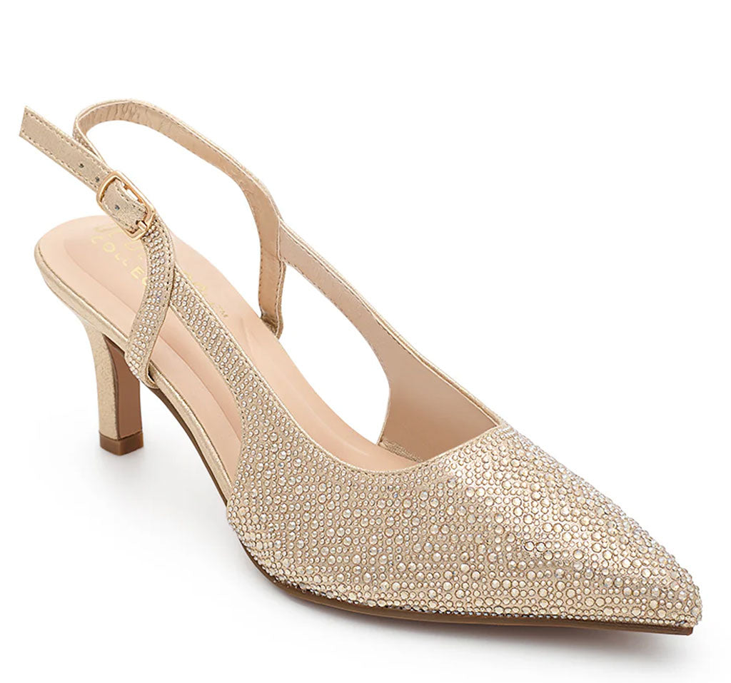 De Blossom Women's Tammy-12W Slingback Pumps