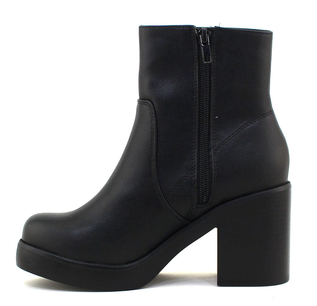 Soda Women's Unfurl Platform Ankle Bootie