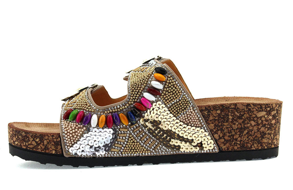 Atalina Women's Double Shiney Buckle