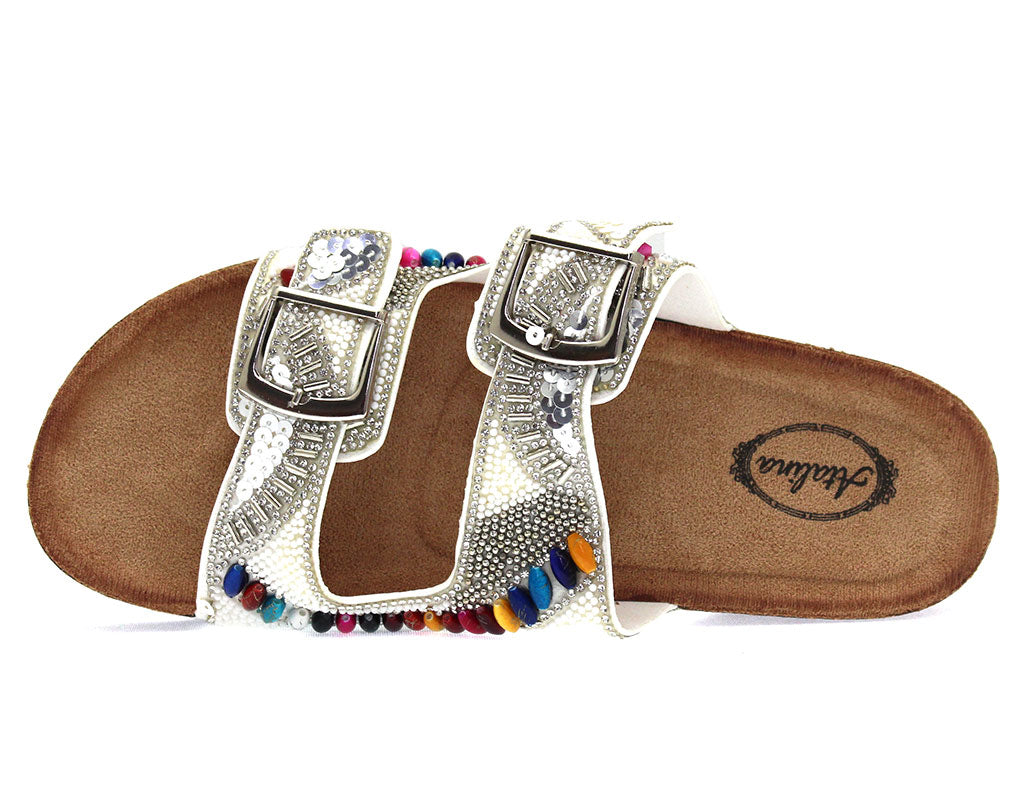 Atalina Women's Double Shiney Buckle