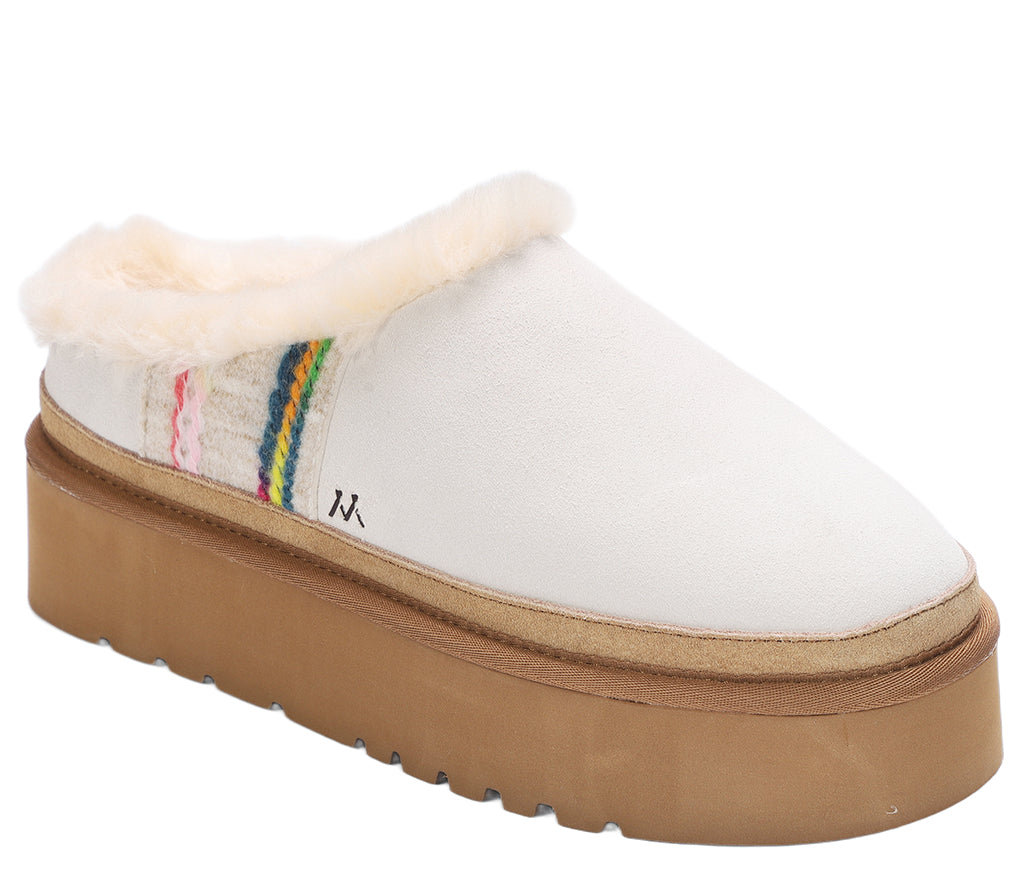 Mykos Women's Jane Slip-On Platform Slipper