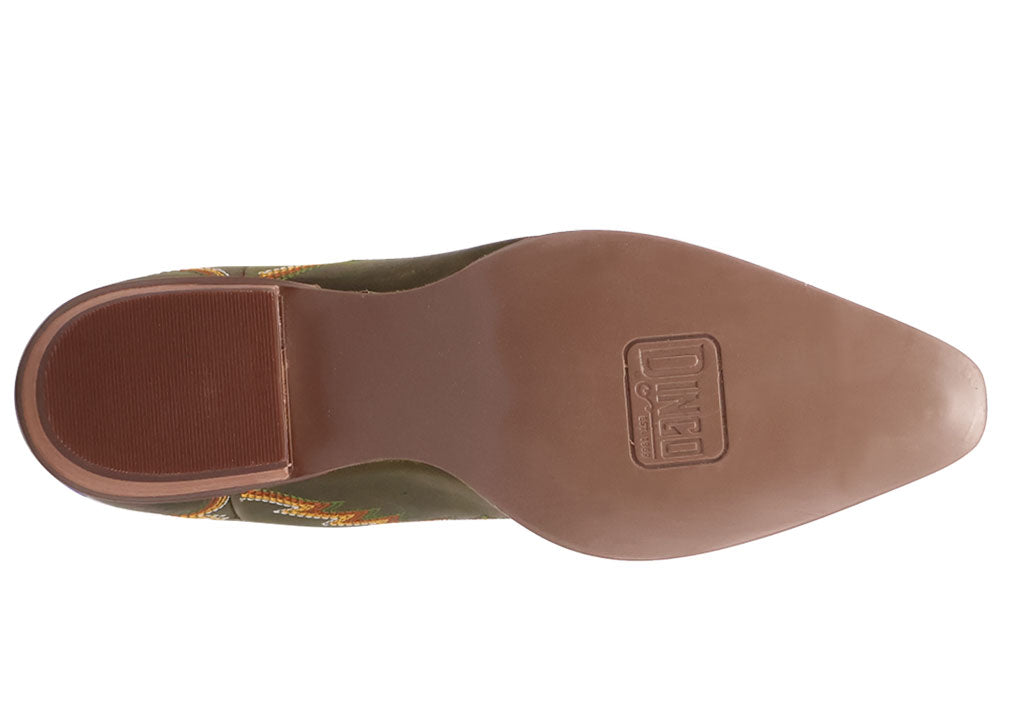Dingo Women's Laurel Embroidered Leather Bootie