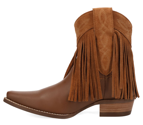 Dingo Women's Last Ride Fringe Leather Bootie