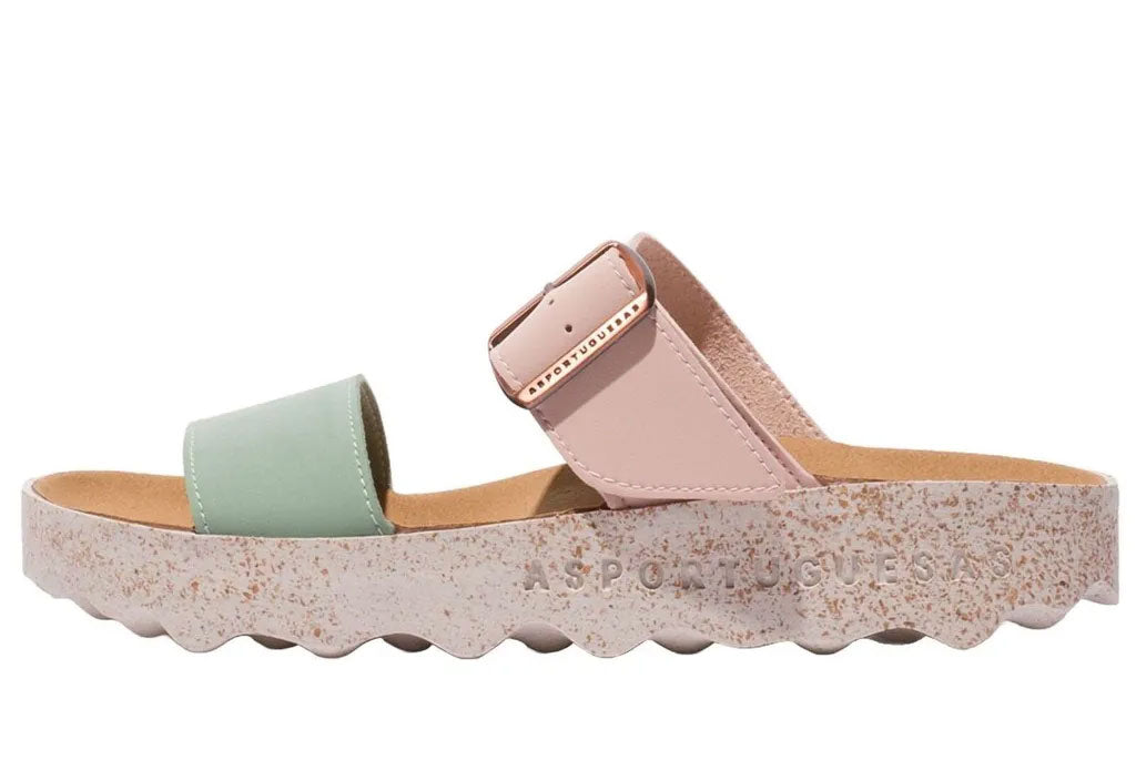 Asportuguesas Women's Coly Two Strap Slide Sandal