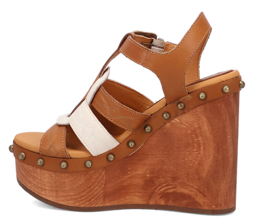 Dingo Women's Cosmo Wooden Wedge Sandal