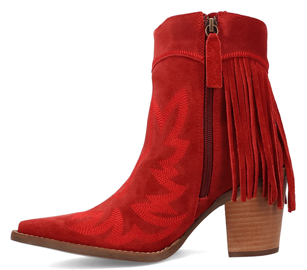 Dingo Women's Wild Sage Fringe Bootie