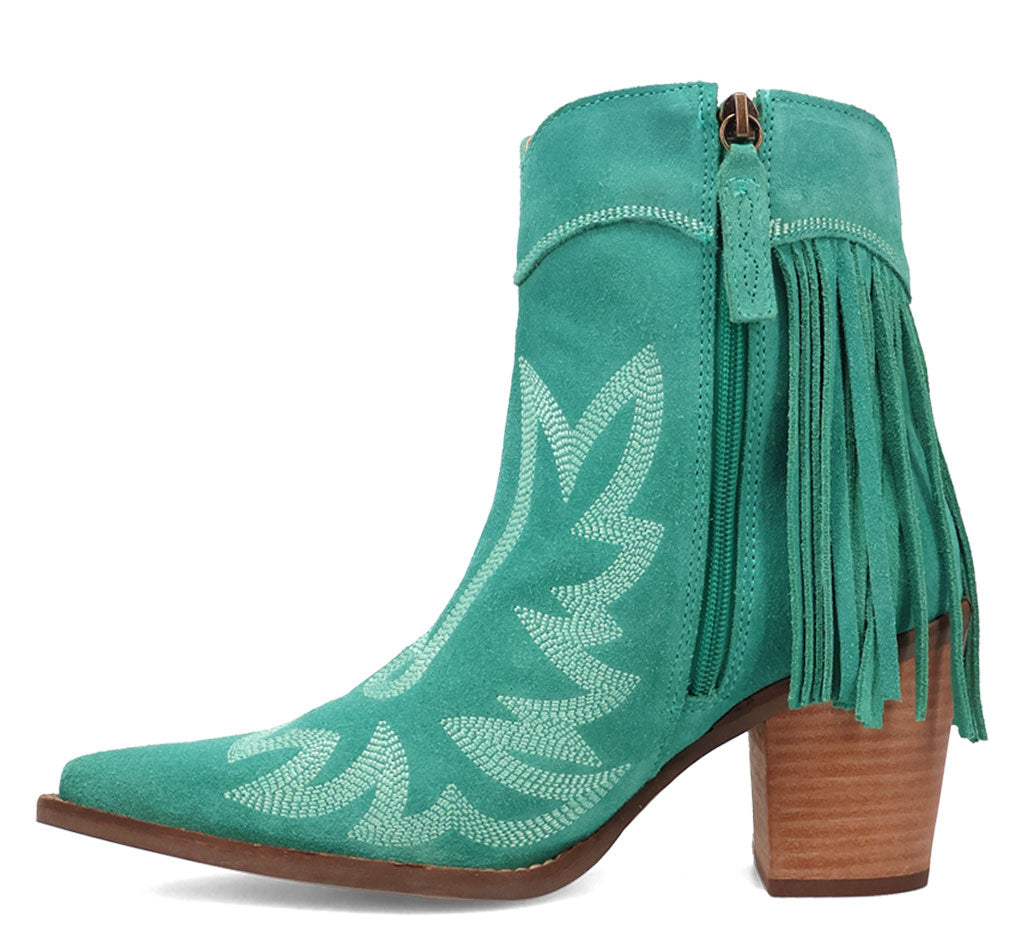 Dingo Women's Wild Sage Fringe Bootie