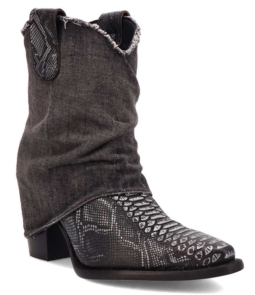 Dingo Women's Denim Dream Leather Bootie