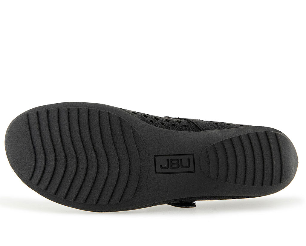 JBU by Jambu Women's Nancy Vegan Geometric Scalloped Mary Jane Flat Shoe