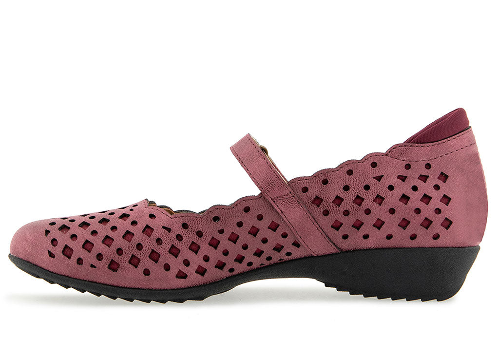 JBU by Jambu Women's Nancy Vegan Geometric Scalloped Mary Jane Flat Shoe