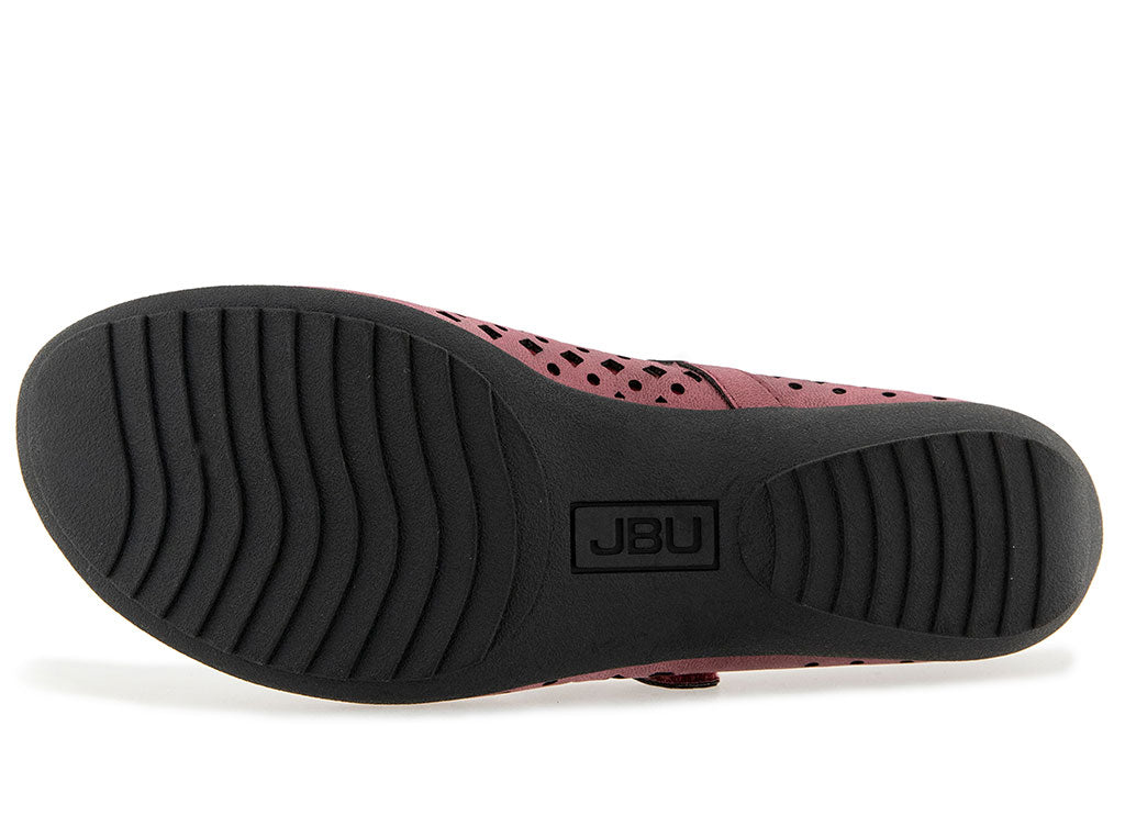 JBU by Jambu Women's Nancy Vegan Geometric Scalloped Mary Jane Flat Shoe