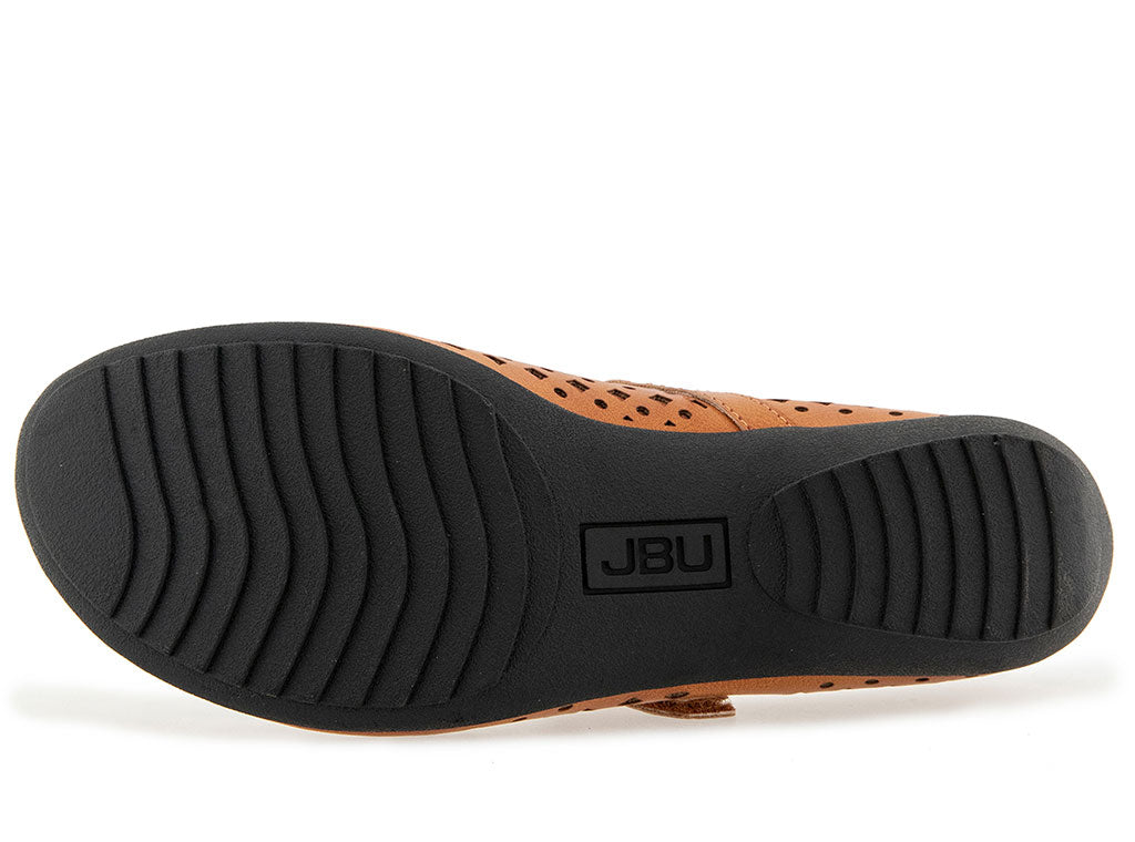 JBU by Jambu Women's Nancy Vegan Geometric Scalloped Mary Jane Flat Shoe