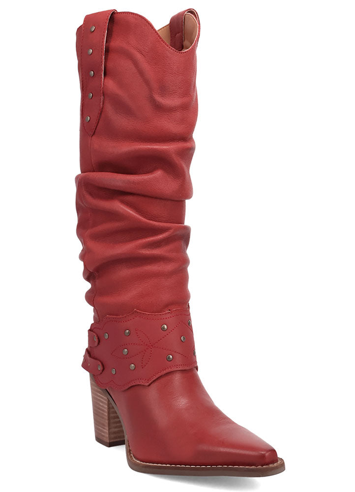 Dingo Women's Grit N' Grace Harness Knee-High Boot