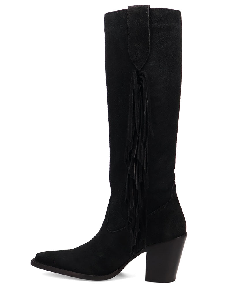 Dingo Women's Twister Fringe Leather Knee-High Boot