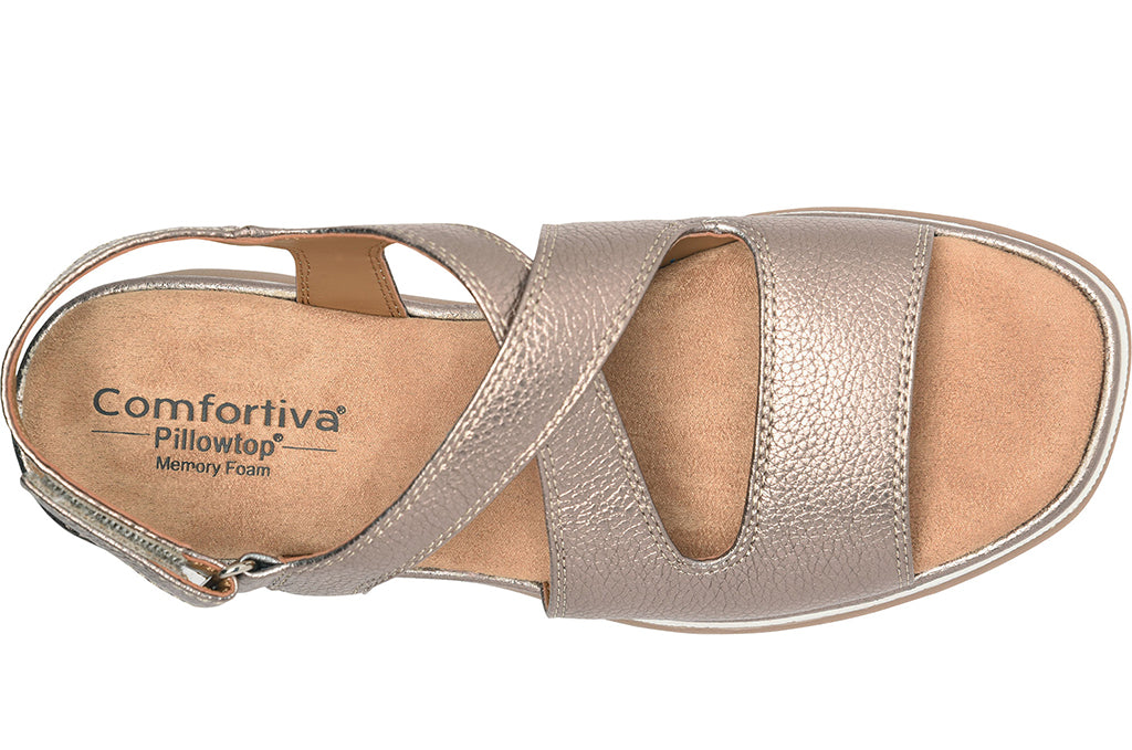 Comfortiva Women's Amethyst Sporty Wedge Sandal