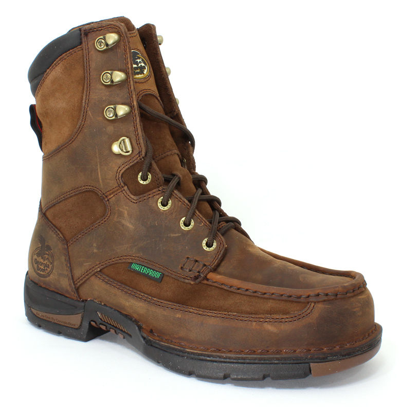 Georgia Boot Men's Athens Waterproof Brown