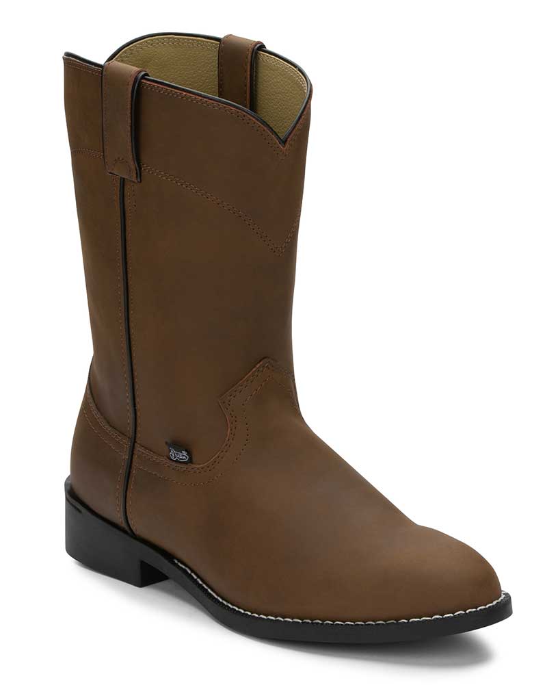 Justin Men's Temple 10 Inch Roper