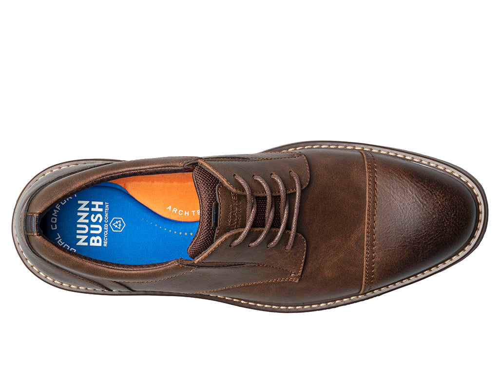 Nunn Bush Men's Gates Cap Toe Oxford