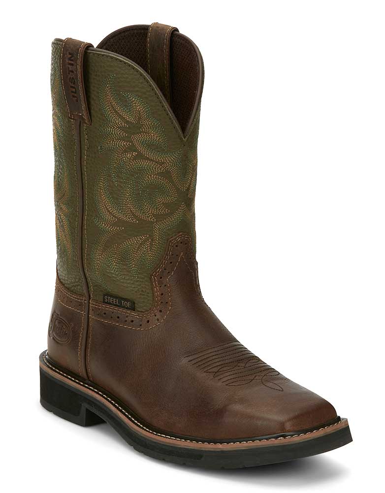 Justin Men's Driller 11 Inch ST Work Boot