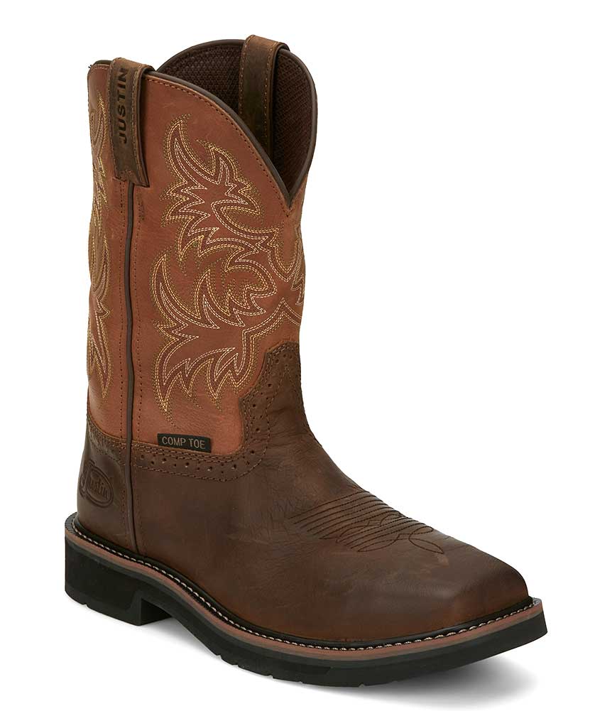Justin Men's Switch 11 Inch CT Work Boot