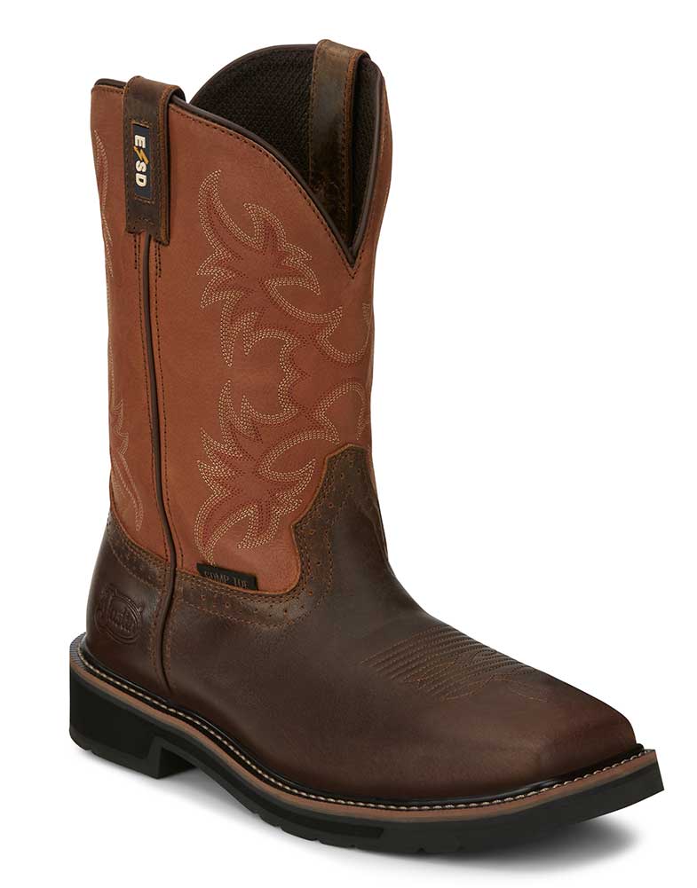 Justin Men's Actuator 11 Inch CT SD Work Boot