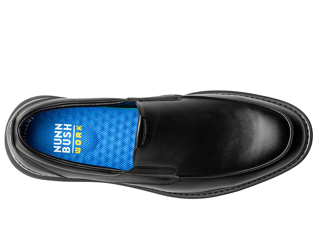 Nunn Bush Men's Chase Work Moc Toe Slip-Resistant Loafer