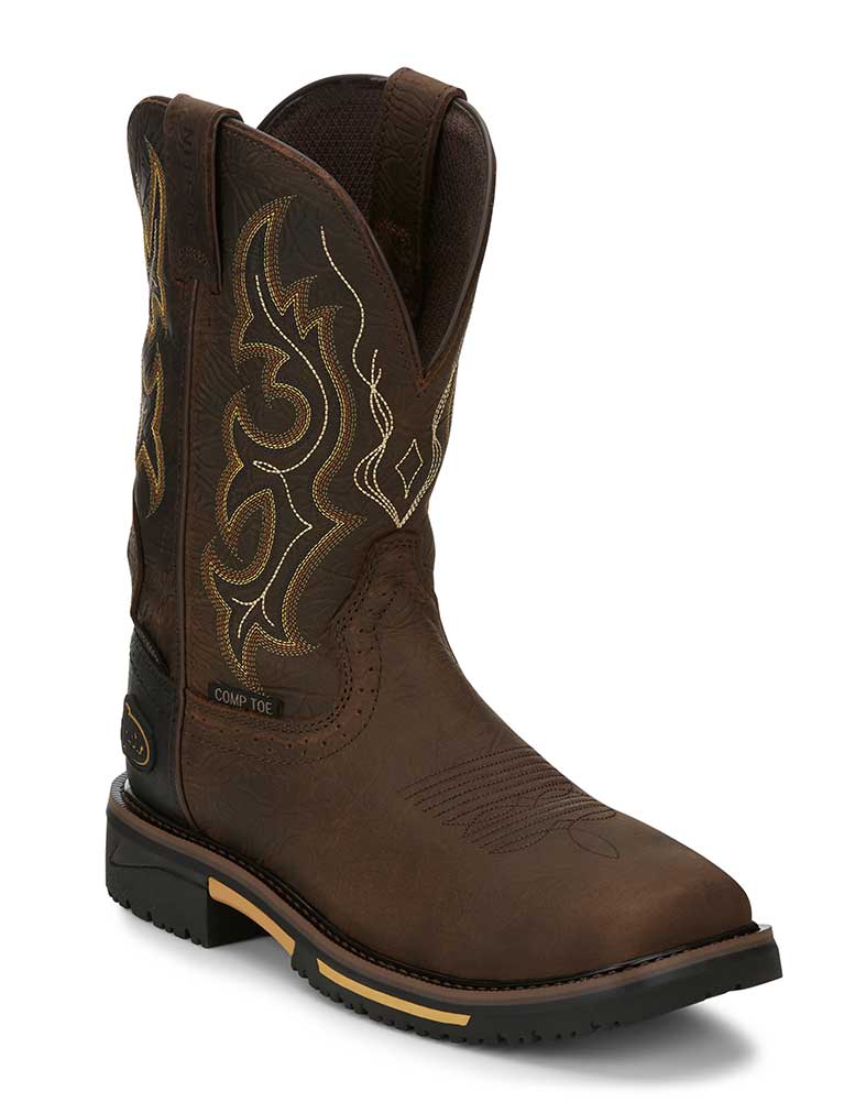 Justin Men's Joist 11 Inch CT WP Work Boot