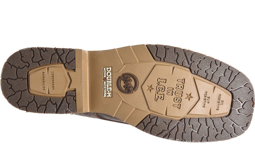 Double-H Boots Men's Baker 11 Inch Union Built ST EH