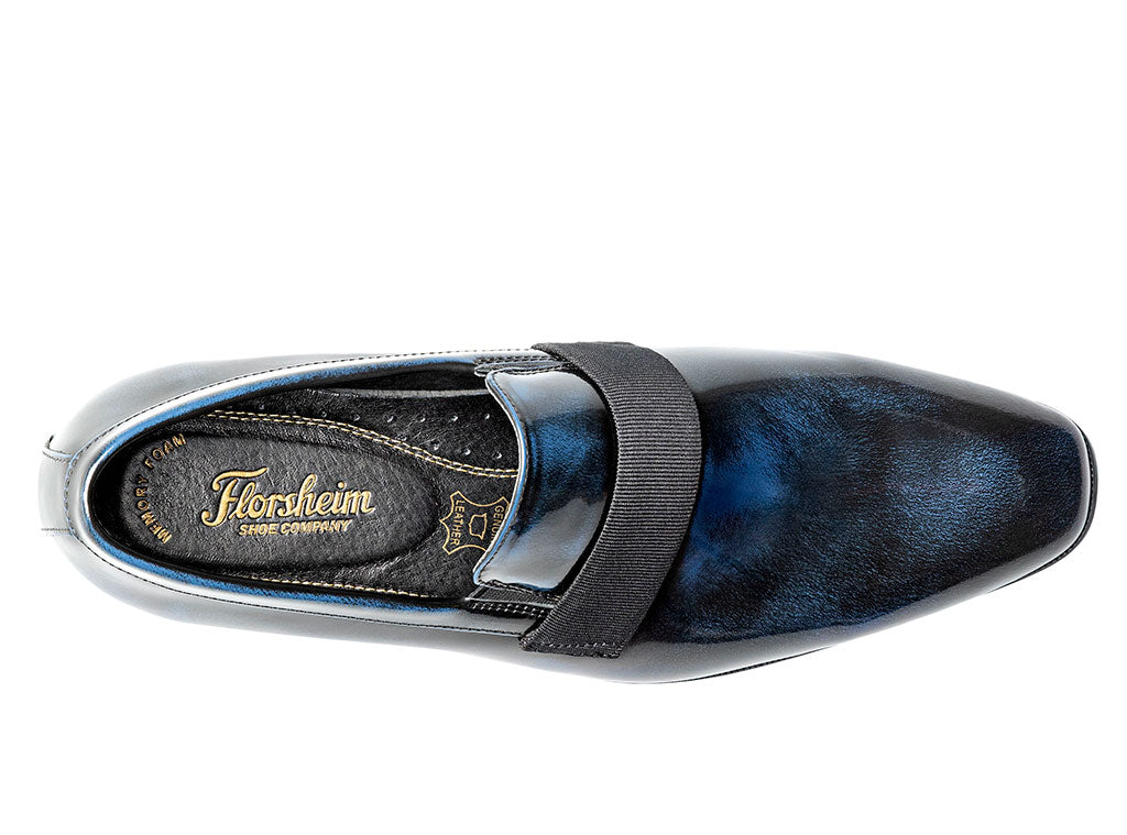Florsheim Men's Tux Plain Toe Strap Slip-On Loafer