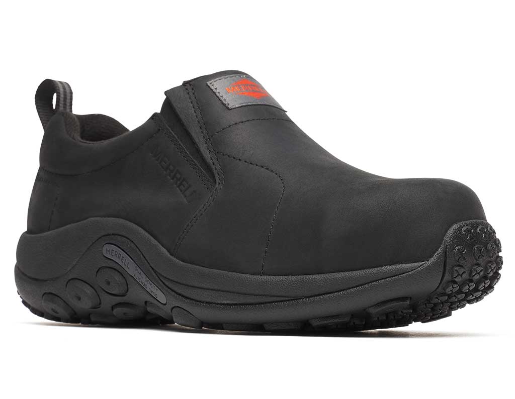 Merrell Men's Jungle Moc Leather Hi-Vis Carbon Toe Waterproof Shoe