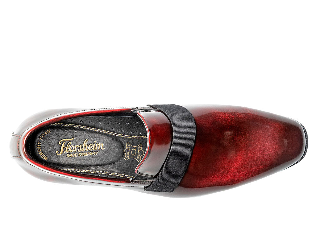 Florsheim Men's Tux Plain Toe Strap Slip-On Loafer