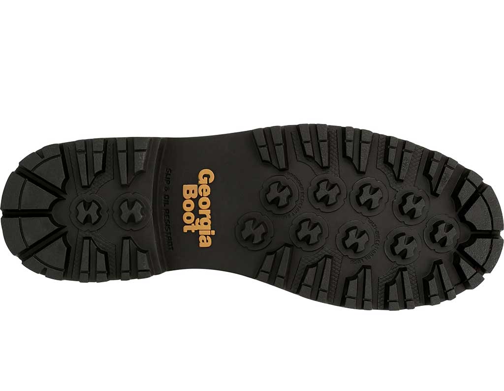 Georgia Boot Men's AMP LT 9in Low-Heel Logger Crazy Horse Brown