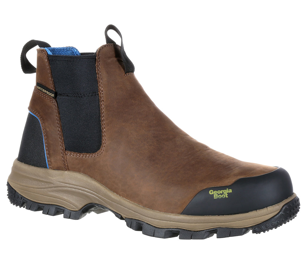 Georgia Boot Men's Blue Collar WP Chelsea Romeo