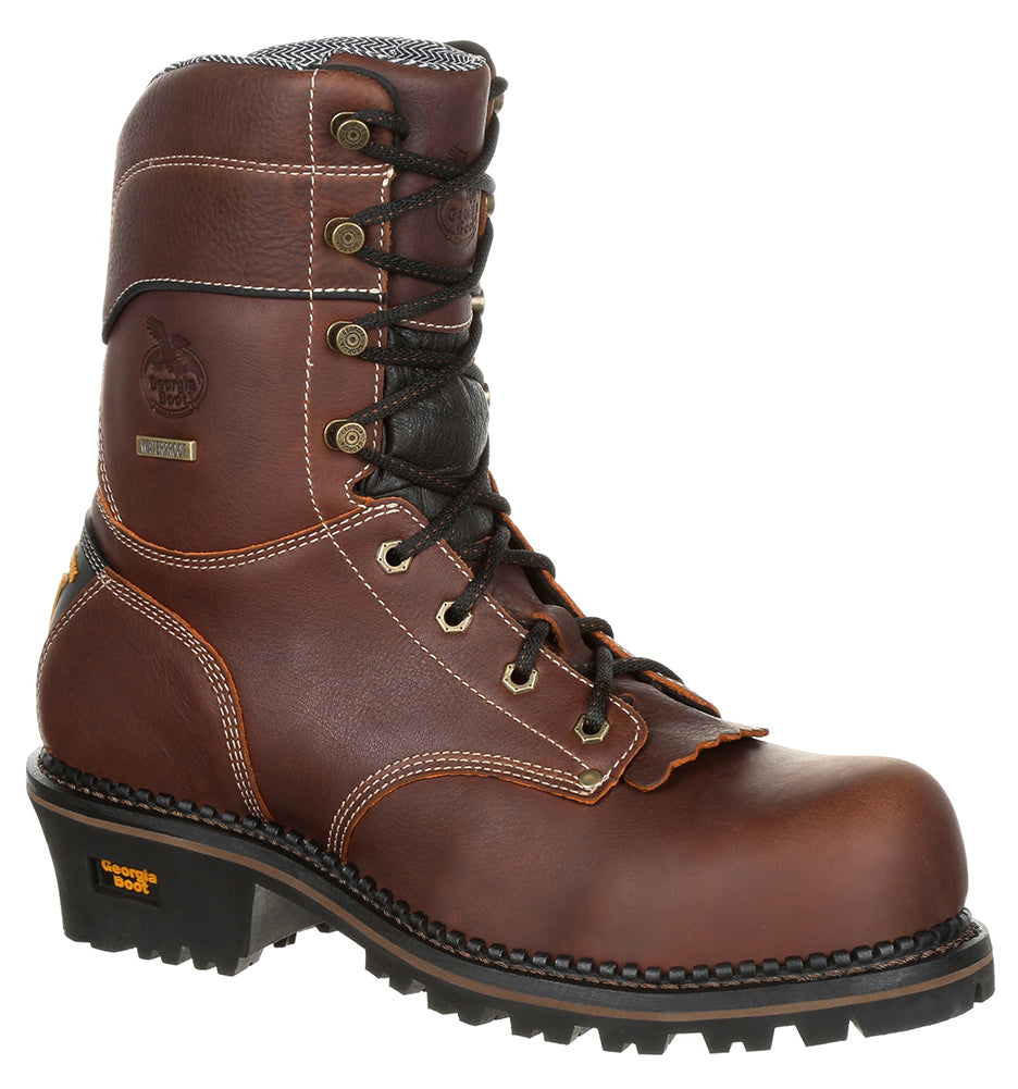 Georgia Boot Men's 9 Inch WP CT AMP LT Logger