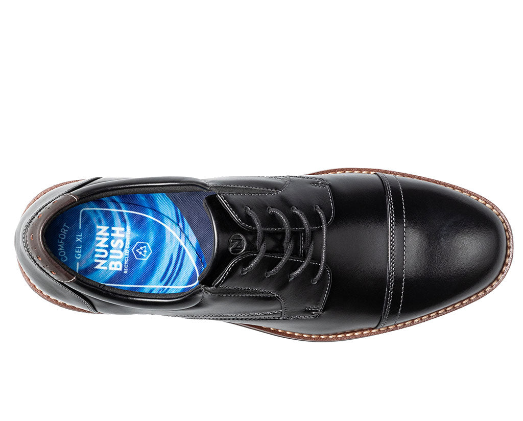 Nunn Bush Men's Fitz Flex Cap Toe Oxford