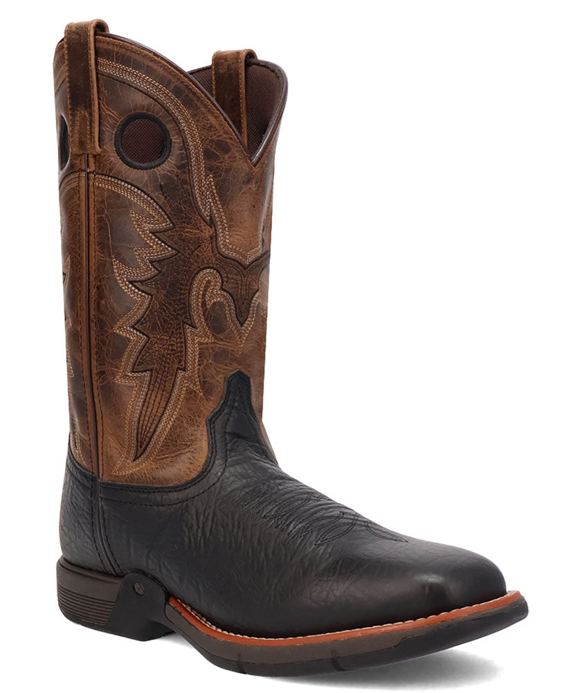 Laredo Men's Alloy Leather Cowboy Approved Western Boot