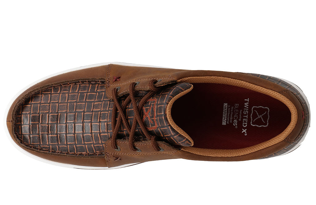 Twisted X Men's Kicks Bison And Dark Chocolate