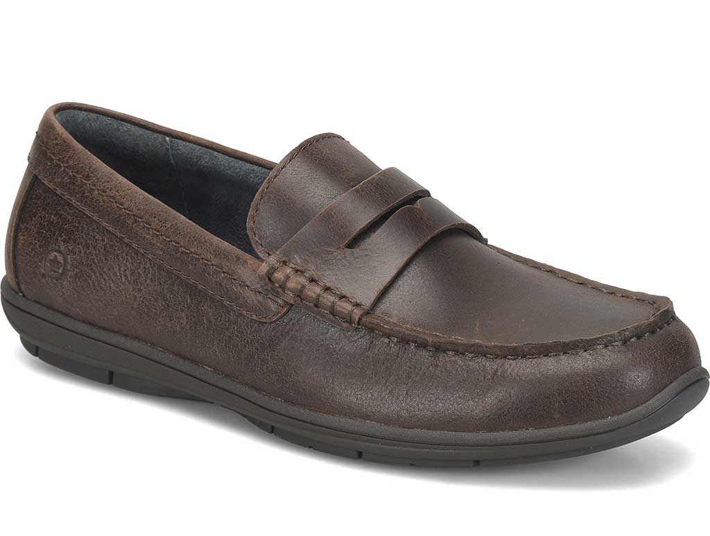 Born Men's Wendell Waterproof Moc Toe Penny Loafer