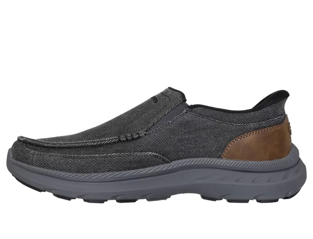 Skechers Men's Slip-Ins Pollard Rohan Canvas Slip-Resistant