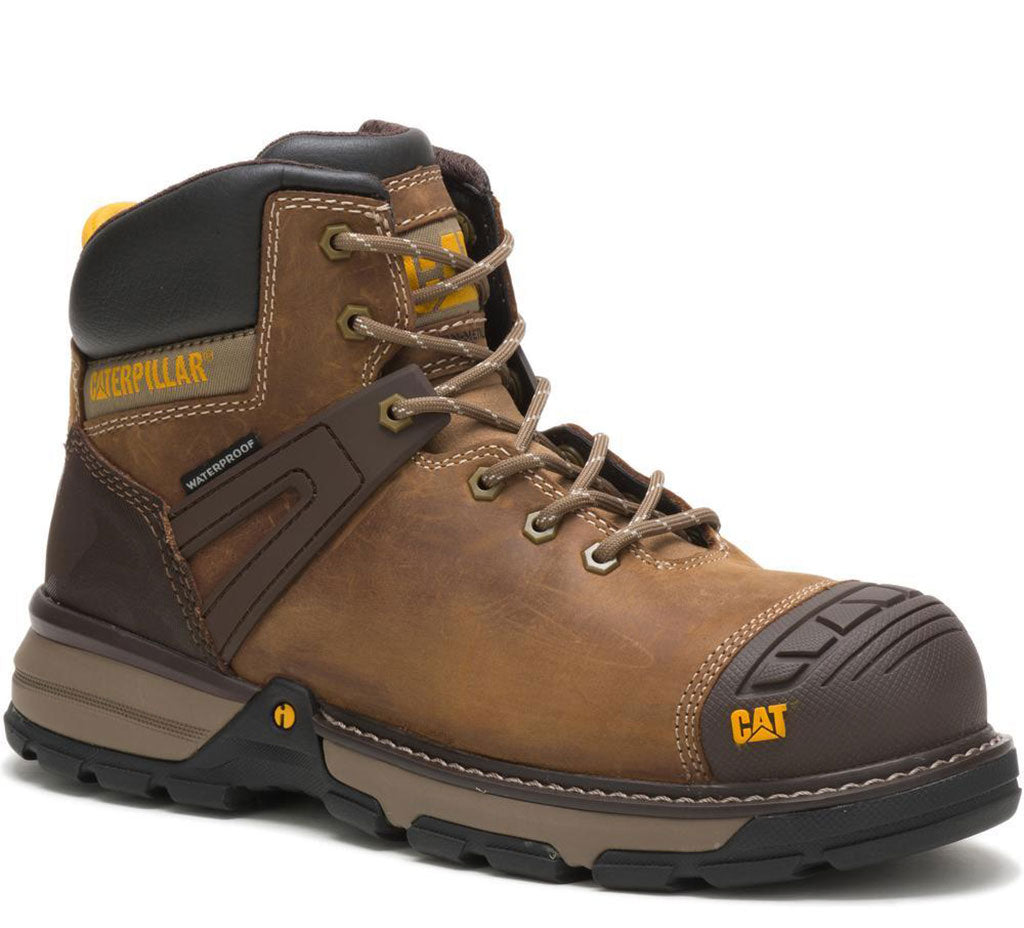 CAT Men's Excavator SuperLite Carbon Composite Toe Waterproof Boots