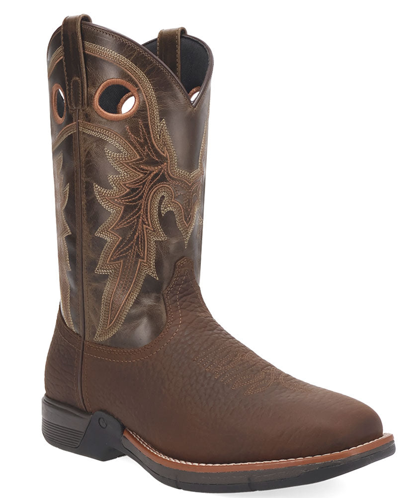Laredo Men's Alloy Leather Cowboy Approved Western Boot
