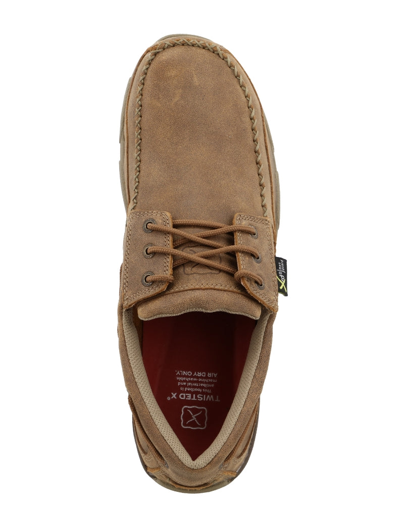 Work Twisted X Men's Work Boat Shoe Driving Moc