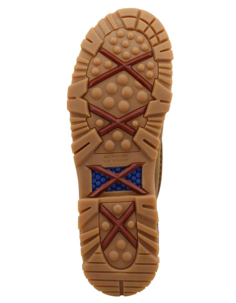 Work Twisted X Men's 6 Inch Waterproof Nano Composite CellStretch Molasses