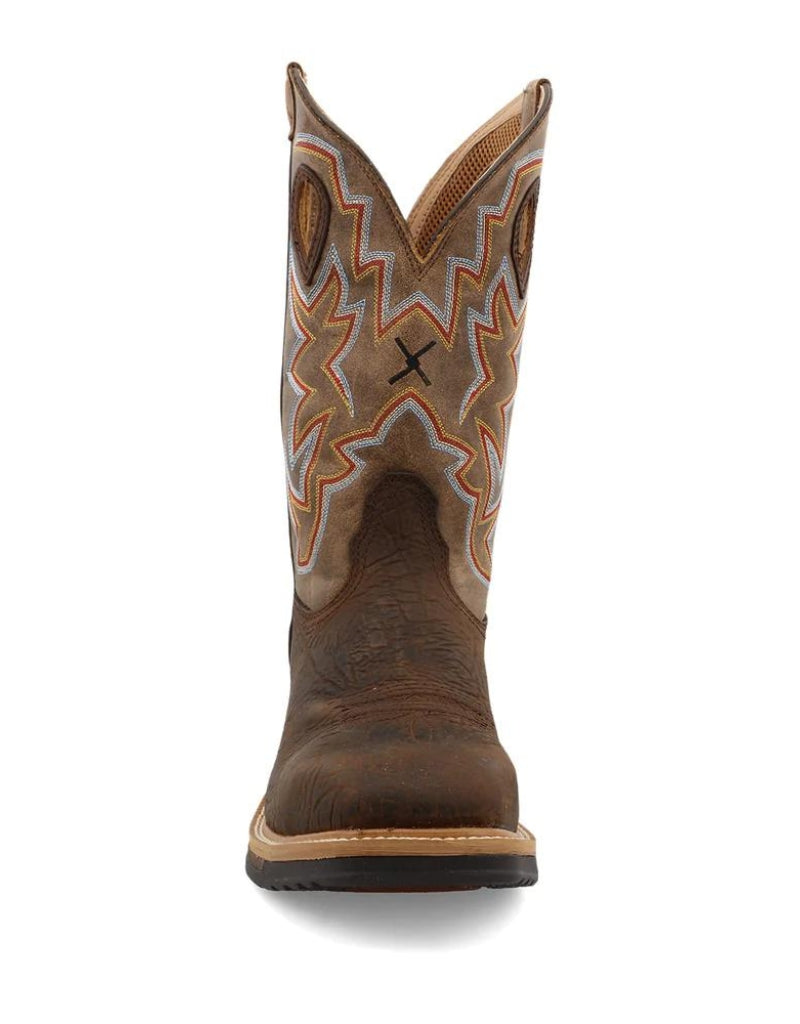 Work Twisted X Men's 12 Inch Alloy Toe Lite Western Work Slip-Resistant
