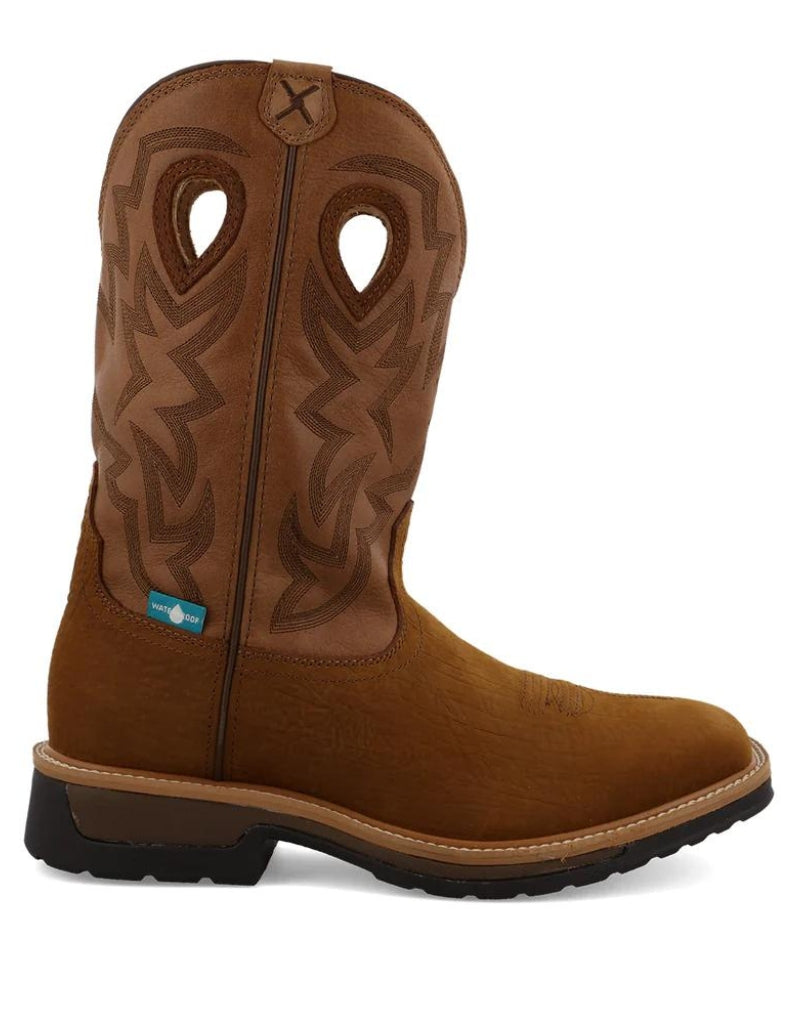 Work Twisted X Men's 12 Inch Composite Toe Western Work Waterproof