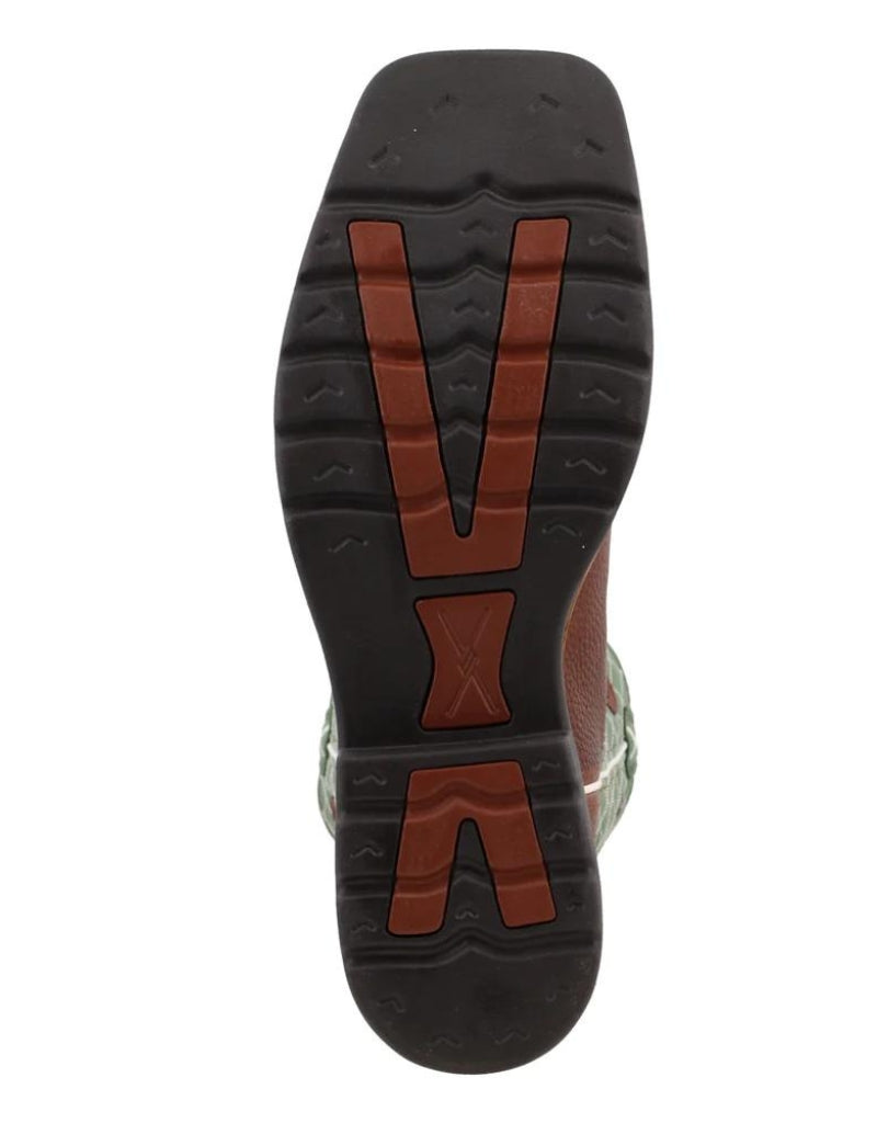 Work Twisted X Men's 12 Inch Steel Toe Western Work MetGuard